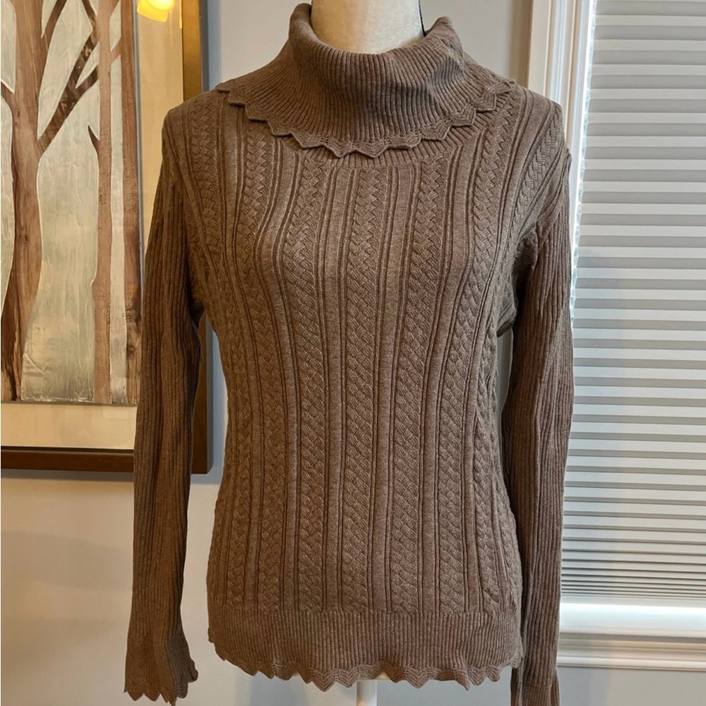 Brown Turtleneck Large